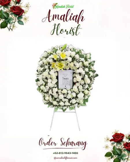 Krans Bunga Duka Sumberaji
